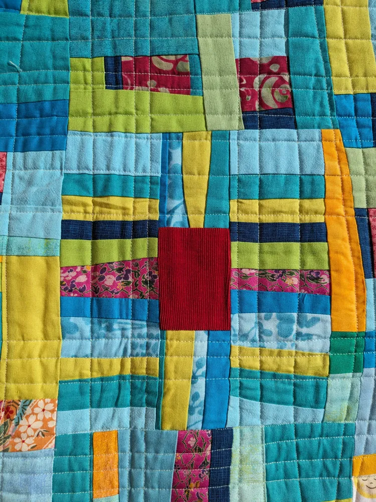 Katell-Renon_Quilt moderne inspiré des afro-américains (détail)